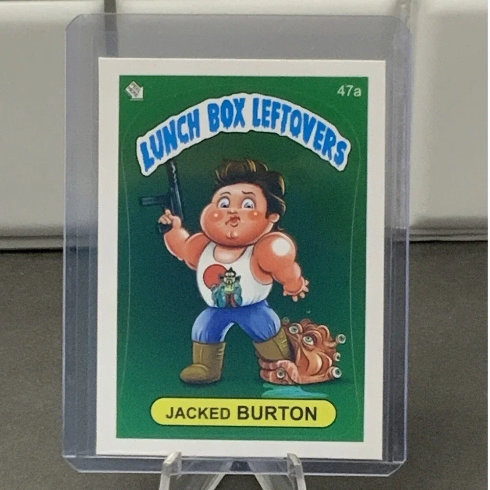 LUNCH BOX LEFTOVERS: JACKED BURTON SSFC Series 2 DIE-CUT Sticker (#47a) LIKE GPK